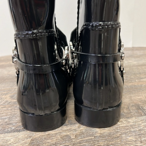 SOLD IN STORE NEW Michael Kors FULTON Harness Rain Boots Size 9 - Picture 4 of 13